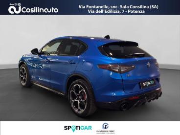 ALFA ROMEO CERTIFIED Alfa Romeo Stelvio 2.2 Turbodiesel 210 Cv At8 Q4 Veloce My24 Usata - Suv Diesel Blu - Sala Consilina - 2407850_3