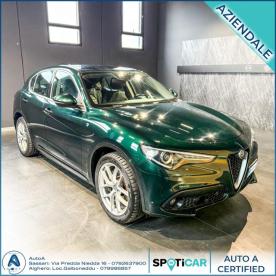 ALFA ROMEO CERTIFIED Alfa Romeo Stelvio 2.2 Turbodiesel 210 Cv At8 Q4 Ti Usata - Suv Diesel Verde - Sassari - 2419854_3