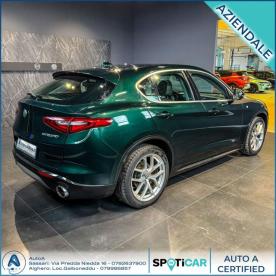 ALFA ROMEO CERTIFIED Alfa Romeo Stelvio 2.2 Turbodiesel 210 Cv At8 Q4 Ti Usata - Suv Diesel Verde - Sassari - 2419854_5