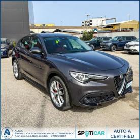 ALFA ROMEO CERTIFIED Alfa Romeo Stelvio 2.2 Turbodiesel 190 Cv At8 Rwd Super Usata - Suv Diesel Grigio - Sassari - 2436786_3