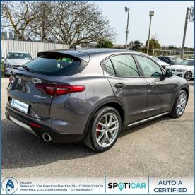 ALFA ROMEO CERTIFIED Alfa Romeo Stelvio 2.2 Turbodiesel 190 Cv At8 Rwd Super Usata - Suv Diesel Grigio - Sassari - 2436786_5