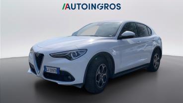 ALFA ROMEO CERTIFIED Alfa Romeo Stelvio 2022 2.2 T Super Business Q4 190cv Auto Usata - Suv Diesel Bianco - Borgaro Torinese - 2482849_1