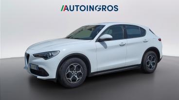 ALFA ROMEO CERTIFIED Alfa Romeo Stelvio 2022 2.2 T Super Business Q4 190cv Auto Usata - Suv Diesel Bianco - Borgaro Torinese - 2482850_1