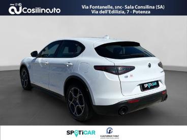 ALFA ROMEO CERTIFIED Alfa Romeo Stelvio 2.2 Turbodiesel 210 Cv At8 Q4 Usata - Suv Diesel Bianco - Sala Consilina - 2487238_3
