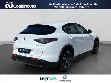 ALFA ROMEO CERTIFIED Alfa Romeo Stelvio 2.2 Turbodiesel 210 Cv At8 Q4 Usata - Suv Diesel Bianco - Sala Consilina - 2487238_5