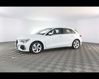 SPOTICAR Audi A3 Iv 2020 Sportback Sportback 30 1.0 Tfsi Mhev S Lin Usata - Coupé-cabriolet Ibrido Bianco - Piacenza - 502425469_1
