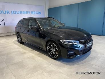 SPOTICAR Bmw Serie 3 20d Touring Mhev 48v Msport Auto Usata - Station Wagon Ibrido Nero - Modugno - 1202366844_4