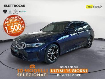 SPOTICAR Bmw Serie 3 20d Xdrive 48v Msport Touring Aut. Pelle, Tetto Pa Usata - Station Wagon Ibrido Blu - Bassano Del Grappa - 1202467437_1