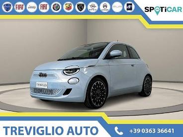 SPOTICAR Fiat 500 E Berlina 42 Kwh La Prima 320 Km Autonomia Usata - City Car Elettrica Blu - Fara Gera Dadda - 1202409546_1