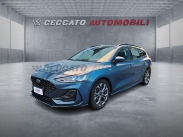 SPOTICAR Ford Focus Sw 1.5 Ecoblue St-line Design 115cv Auto Usata - Station Wagon Diesel Blu - Thiene - 502410051_1