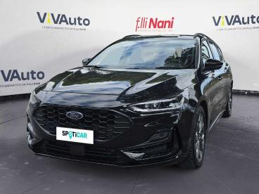 SPOTICAR Ford Focus 1.0 Ecoboost Hybrid 125cv St-line Usata - Station Wagon Benzina Nero - Massa - 1202472932_1