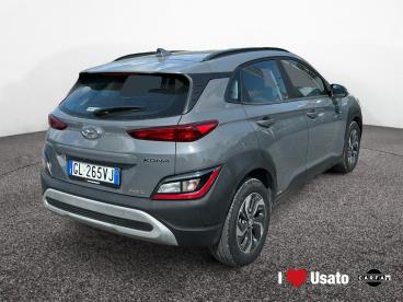 SPOTICAR Hyundai Kona I 2021 1.6 Gdi Hev Xtech 2wd 141cv Dct Usata - Suv Ibrido Grigio - Roma - 502453621_3