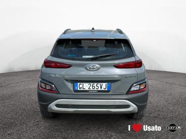 SPOTICAR Hyundai Kona I 2021 1.6 Gdi Hev Xtech 2wd 141cv Dct Usata - Suv Ibrido Grigio - Roma - 502453621_5