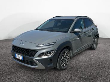 SPOTICAR Hyundai Kona I 2021 1.6 Gdi Hev Xtech 2wd 141cv Dct Usata - Suv Ibrido Grigio - Roma - 502506846_1
