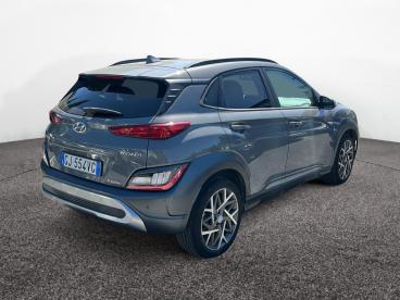 SPOTICAR Hyundai Kona I 2021 1.6 Gdi Hev Xtech 2wd 141cv Dct Usata - Suv Ibrido Grigio - Roma - 502506846_3