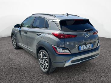 SPOTICAR Hyundai Kona I 2021 1.6 Gdi Hev Xtech 2wd 141cv Dct Usata - Suv Ibrido Grigio - Roma - 502506846_4