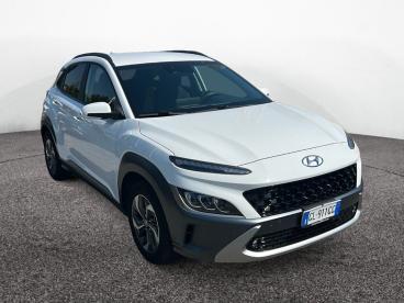 SPOTICAR Hyundai Kona I 2021 1.6 Gdi Hev Xline 2wd 141cv Dct Usata - Suv Ibrido Bianco - Roma - 502506852_2