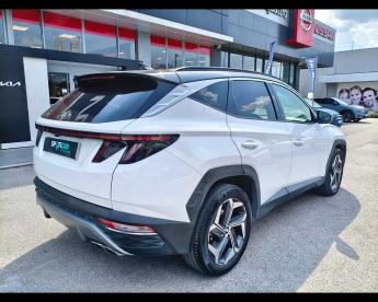 SPOTICAR Hyundai Tucson 1.6 Hev Xline Hyundai Smart Sense+ Advanced 2wd Au Usata - Suv Ibrido Bianco - Terni - 1202352909_5