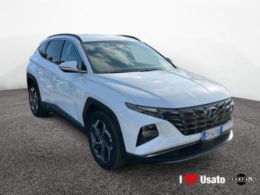 SPOTICAR Hyundai Tucson Iii 2021 1.6 Hev Exellence 2wd Auto Usata - Suv Ibrido Bianco - Roma - 502453576_2