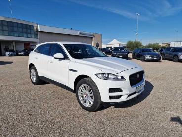 SPOTICAR Jaguar F-pace 2.0 D 180 Cv Awd Aut. Prestige Usata - Suv Diesel Bianco - Taranto - 1202363344_1
