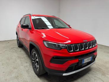 SPOTICAR Jeep Compass Phev Ii 2021 1.3 Turbo T4 Phev Limited 4xe Auto Usata - Suv Ibrido Plug-in Rosso - Biella - 502450788_1