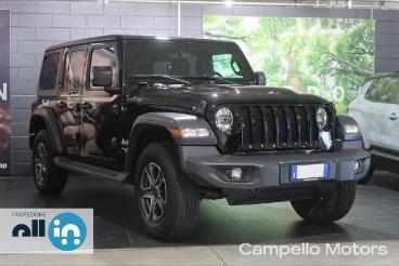 SPOTICAR Jeep Wrangler Unlimited 2.2 Mjt 200cv At8 Sport Usata - Suv Diesel Nero - Mestre - 502391834_1