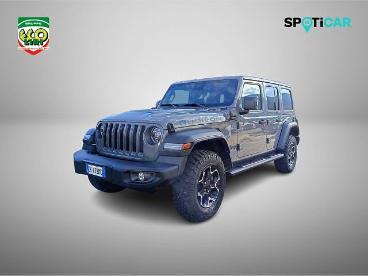 SPOTICAR Jeep Wrangler Unlimited 2.0 Phev Atx 4xe Rubicon Usata - Suv Ibrido Grigio - San Giorgio A Liri - 1202415884_1
