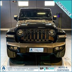 SPOTICAR Jeep Wrangler Unlimited 2.0 Phev Atx 4xe Sahara Usata - Suv Ibrido Nero - Sassari - 502416072_2
