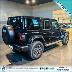 SPOTICAR Jeep Wrangler Unlimited 2.0 Phev Atx 4xe Sahara Usata - Suv Ibrido Nero - Sassari - 502416072_5
