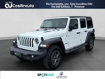 SPOTICAR Jeep Wrangler Unlimited 2.2 Mjt Ii 200cv Sport Usata - Suv Diesel Bianco - Sala Consilina - 602428043_1