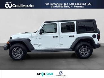 SPOTICAR Jeep Wrangler Unlimited 2.2 Mjt Ii 200cv Sport Usata - Suv Diesel Bianco - Sala Consilina - 602428043_2