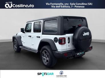 SPOTICAR Jeep Wrangler Unlimited 2.2 Mjt Ii 200cv Sport Usata - Suv Diesel Bianco - Sala Consilina - 602428043_3