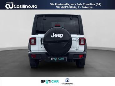 SPOTICAR Jeep Wrangler Unlimited 2.2 Mjt Ii 200cv Sport Usata - Suv Diesel Bianco - Sala Consilina - 602428043_4