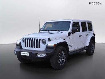 SPOTICAR Jeep Wrangler Unlimited 2.0 Atx Phev Sahara 4xe Auto Usata - Suv Ibrido Bianco - Brescia - 1202428307_1