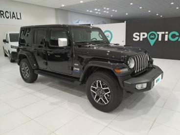 SPOTICAR Jeep Wrangler 2.0 Phev 380cv Unlimited Sahara Auto 4wd Usata - Suv Ibrido Grigio - Napoli - 1202433708_3