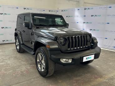 SPOTICAR Jeep Wrangler 2.0t Sahara Auto 4wd Usata - Suv Benzina Grigio - Roma - 1202435135_3