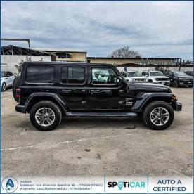SPOTICAR Jeep Wrangler Unlimited 2.2 Mjt Ii Sahara Usata - Suv Diesel Nero - Sassari - 502441470_4