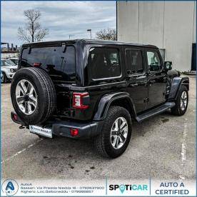 SPOTICAR Jeep Wrangler Unlimited 2.2 Mjt Ii Sahara Usata - Suv Diesel Nero - Sassari - 502441470_5