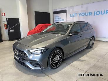 SPOTICAR Mercedes Classe C D Mhev Amg Line Premium Plus Auto Usata - Station Wagon Ibrido Grigio - Modugno - 1202330630_1
