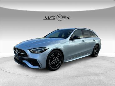 SPOTICAR Mercedes Classe C Classe C Classe C-s206 Sw 2021 C Sw 220 D Mhev Amg Usata - Station Wagon Ibrido Argento - Siena - 502380347_1