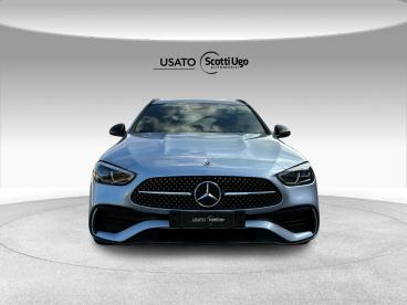 SPOTICAR Mercedes Classe C Classe C Classe C-s206 Sw 2021 C Sw 220 D Mhev Amg Usata - Station Wagon Ibrido Argento - Siena - 502380347_2