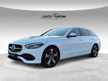 SPOTICAR Mercedes Classe C Classe C Classe C-s206 Sw 2021 C Sw 220 D Mhev Adv Usata - Station Wagon Ibrido Bianco - Siena - 502434050_1