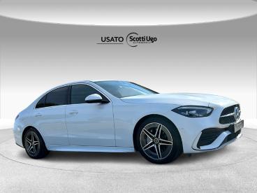 SPOTICAR Mercedes Classe C Classe C Classe C-w206 Berlina 2021 C 220 D Mhev P Usata - Coupé-cabriolet Ibrido Bianco - Siena - 502452079_1