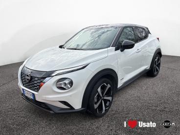 SPOTICAR Nissan Juke Ii 2020 1.6 Hev Tekna Usata - Suv Ibrido Bianco - Roma - 502400940_1