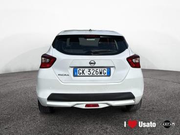 SPOTICAR Nissan Micra V 2017 1.0 Ig-t Acenta 92cv Usata - City Car Benzina Bianco - Roma - 502363146_5