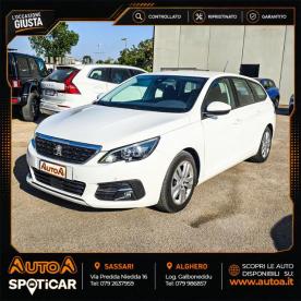 SPOTICAR Peugeot 308 Bluehdi 100 S And S Sw Business Usata - Station Wagon Diesel Bianco - Sassari - 502487831_1
