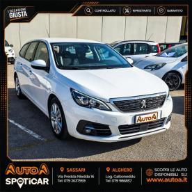 SPOTICAR Peugeot 308 Bluehdi 100 S And S Sw Business Usata - Station Wagon Diesel Bianco - Sassari - 502487831_3