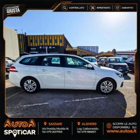 SPOTICAR Peugeot 308 Bluehdi 100 S And S Sw Business Usata - Station Wagon Diesel Bianco - Sassari - 502487831_4