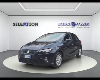 SPOTICAR Seat Ibiza 5&ordf; Serie 1.0 Tgi 5 Porte Style Usata - Coupé-cabriolet Benzina Blu - Jesi - 502391871_1