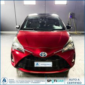 SPOTICAR Toyota Yaris 1.5 Hybrid 5 Porte Trend Usata - City Car Ibrido Rosso - Sassari - 502384083_2